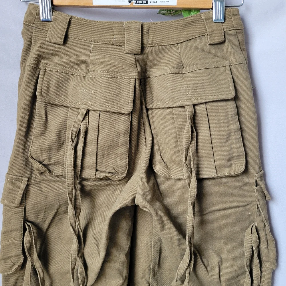 I.AM.GIA Olive Green Cargo Track Pants - Picture 7 of 16